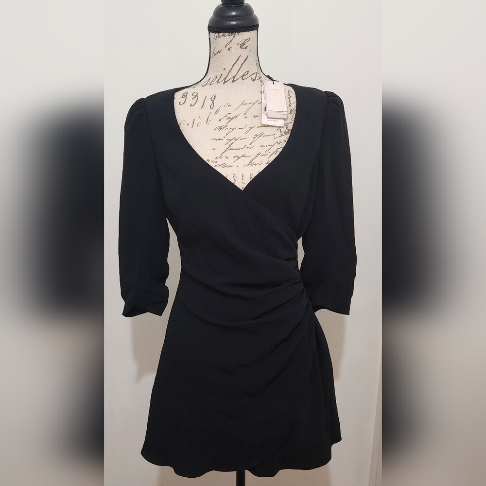 Cinq à Sept Black Mini Dress
